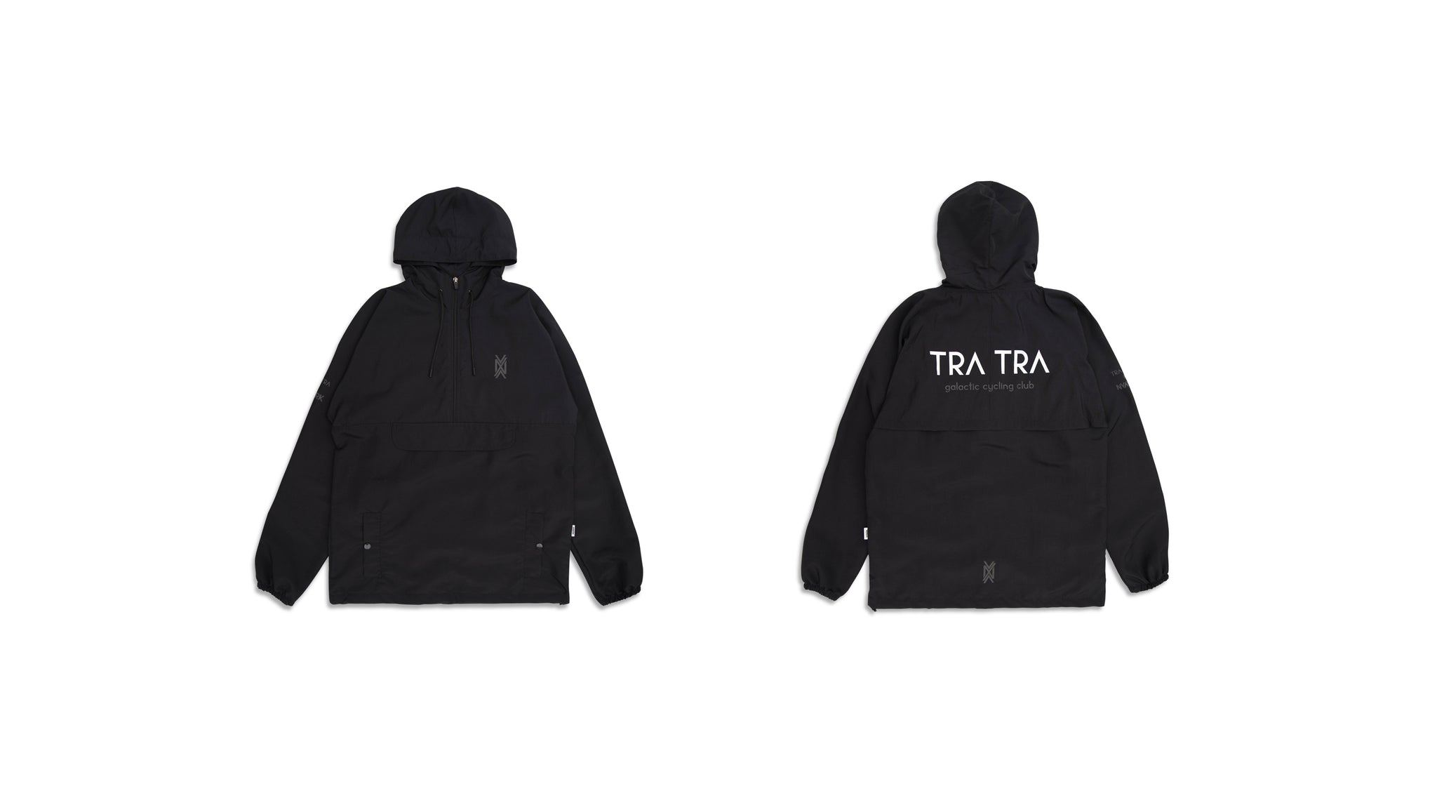 TRA TRA CC EDITION - ANORAK WINDBREAKER JACKET BLACK