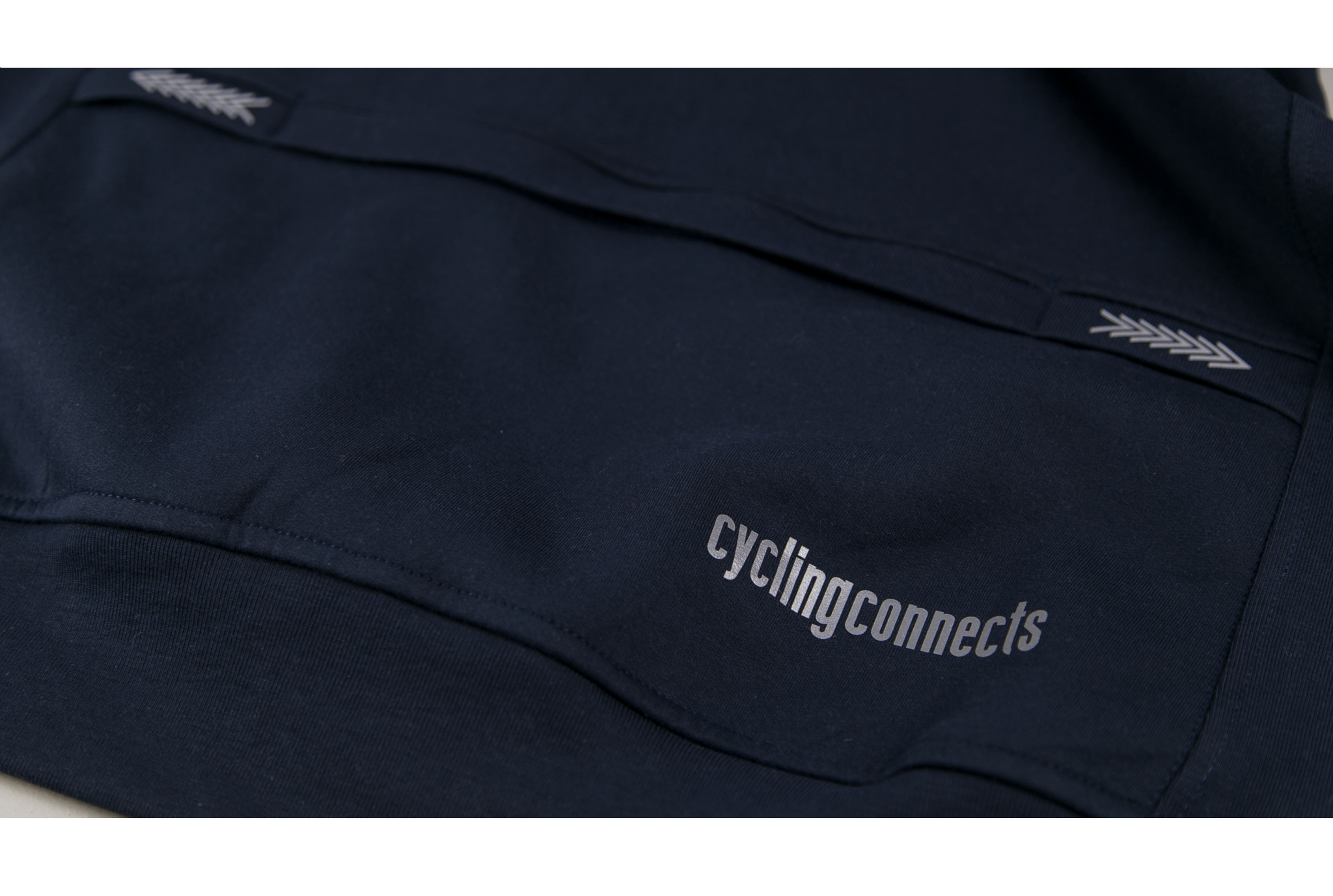 Cycling Sweatshirt (Reflective) - Navy Blue