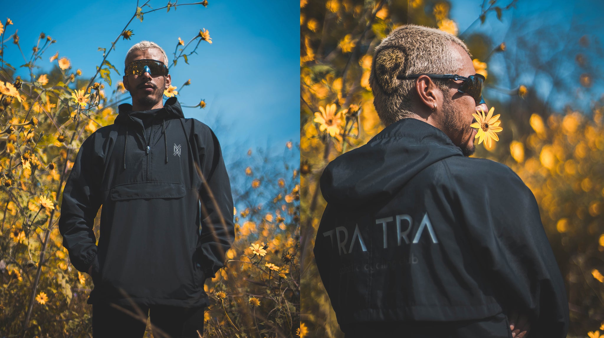 TRA TRA CC EDITION - ANORAK WINDBREAKER JACKET BLACK