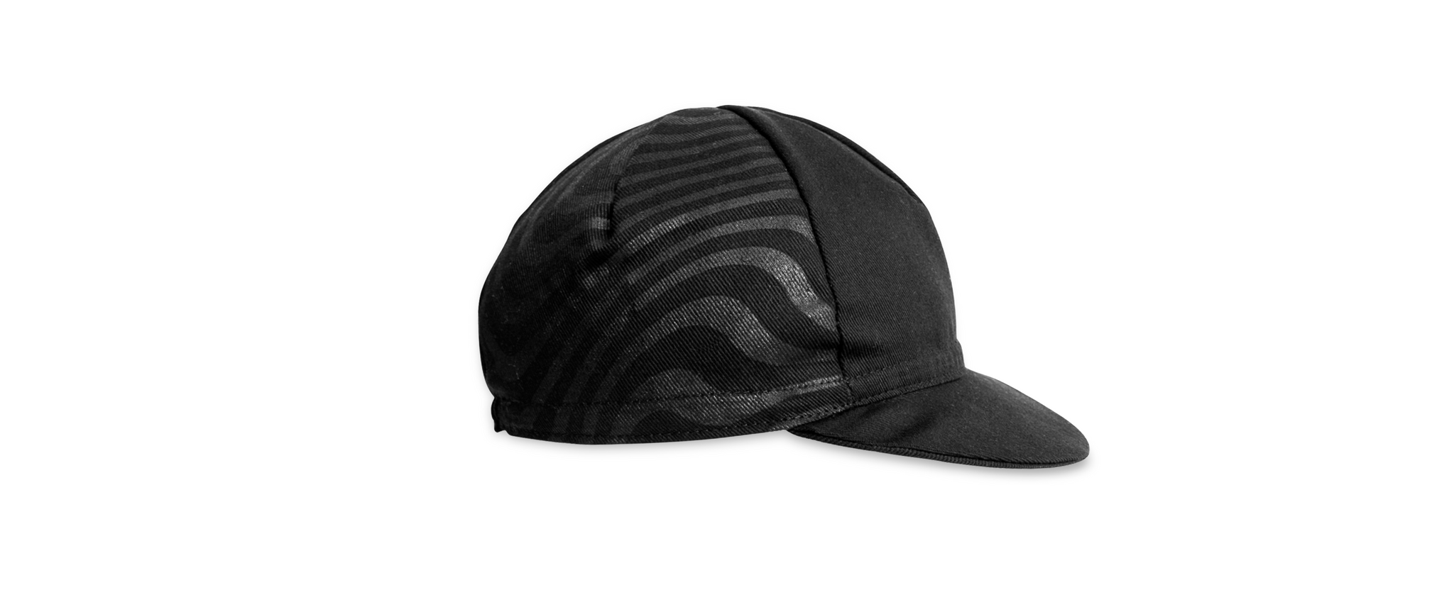 Essentials Waves Cycling Cap - Black On Black