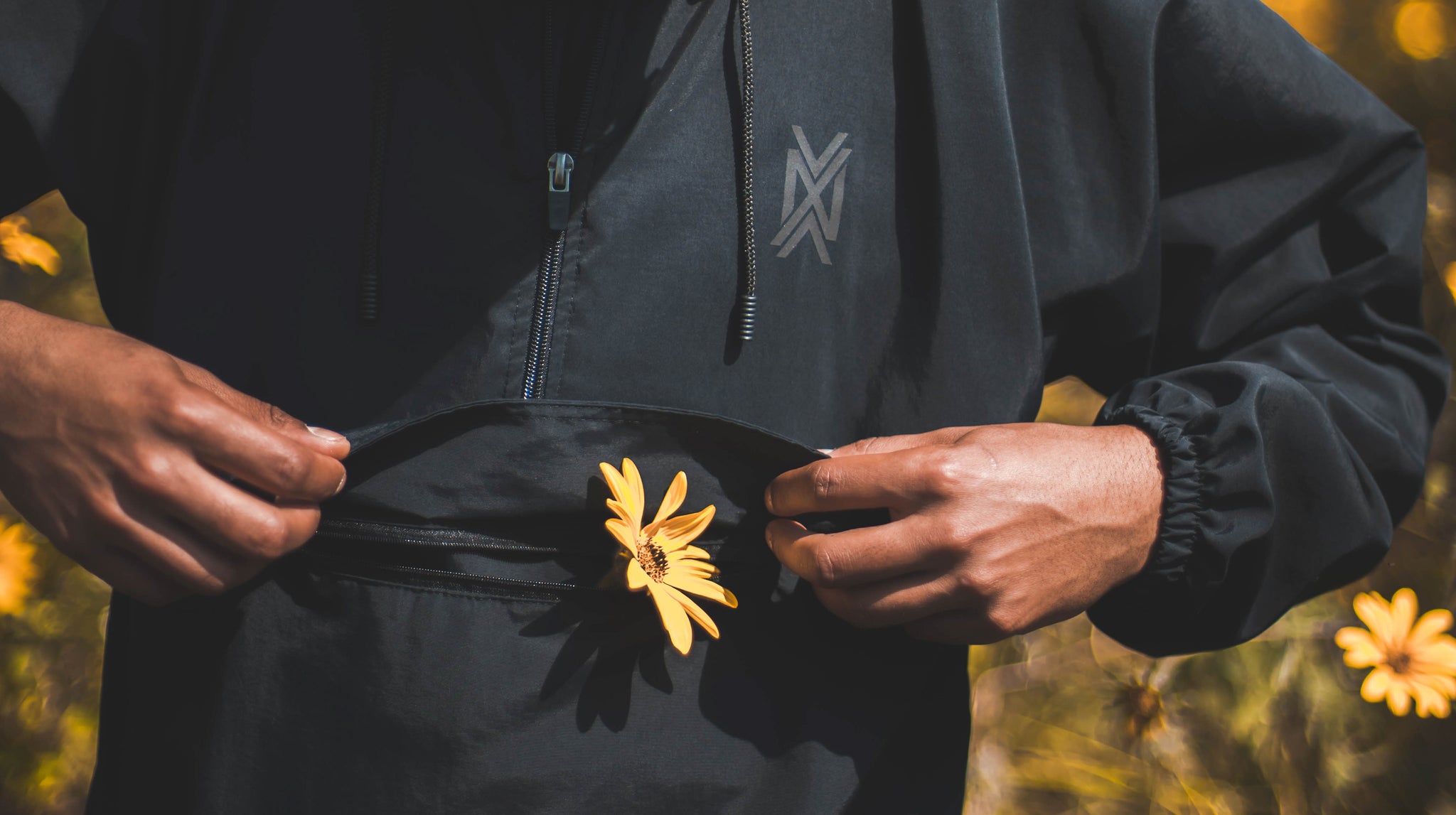 TRA TRA CC EDITION - ANORAK WINDBREAKER JACKET BLACK