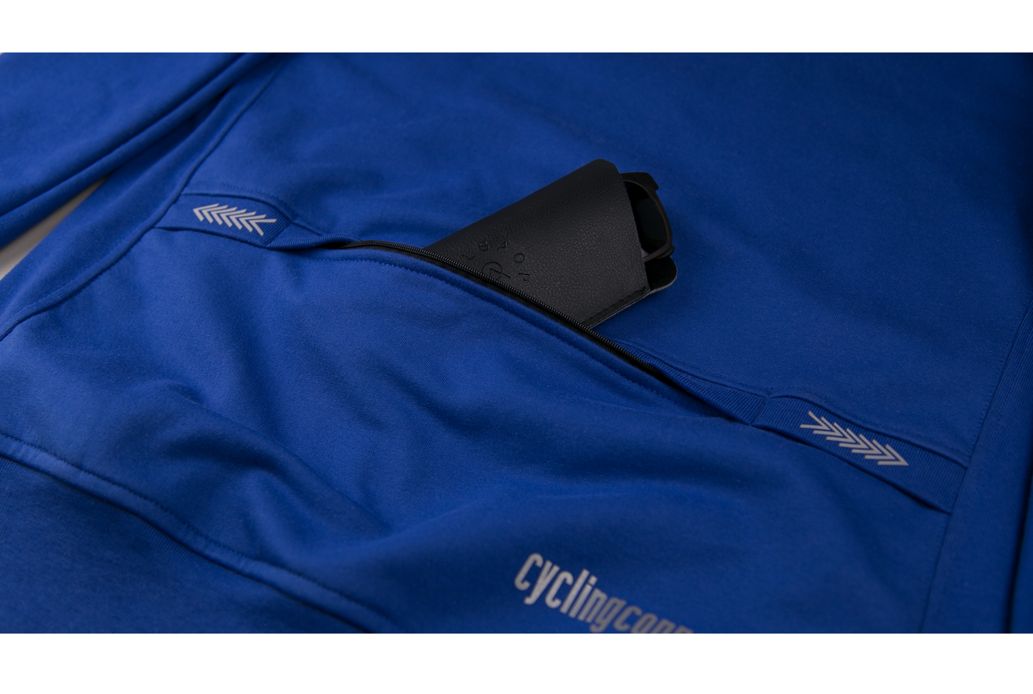 Cycling Sweatshirt (Reflective) - Royal Blue