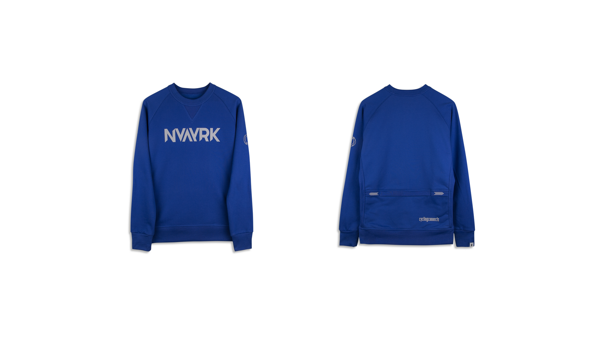 Cycling Sweatshirt (Reflective) - Royal Blue