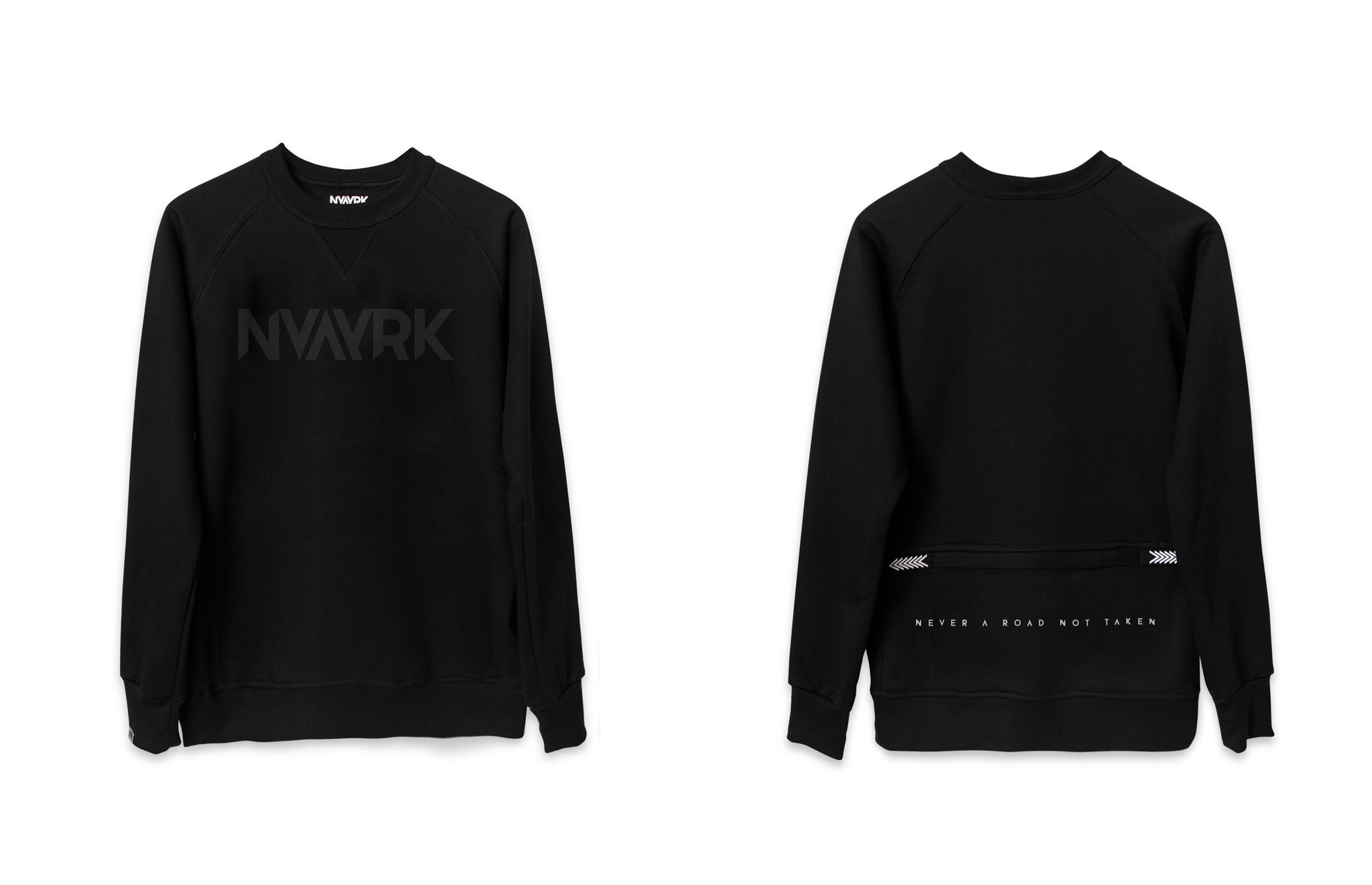 Cycling Sweatshirt (Reflective screen printing) - Black